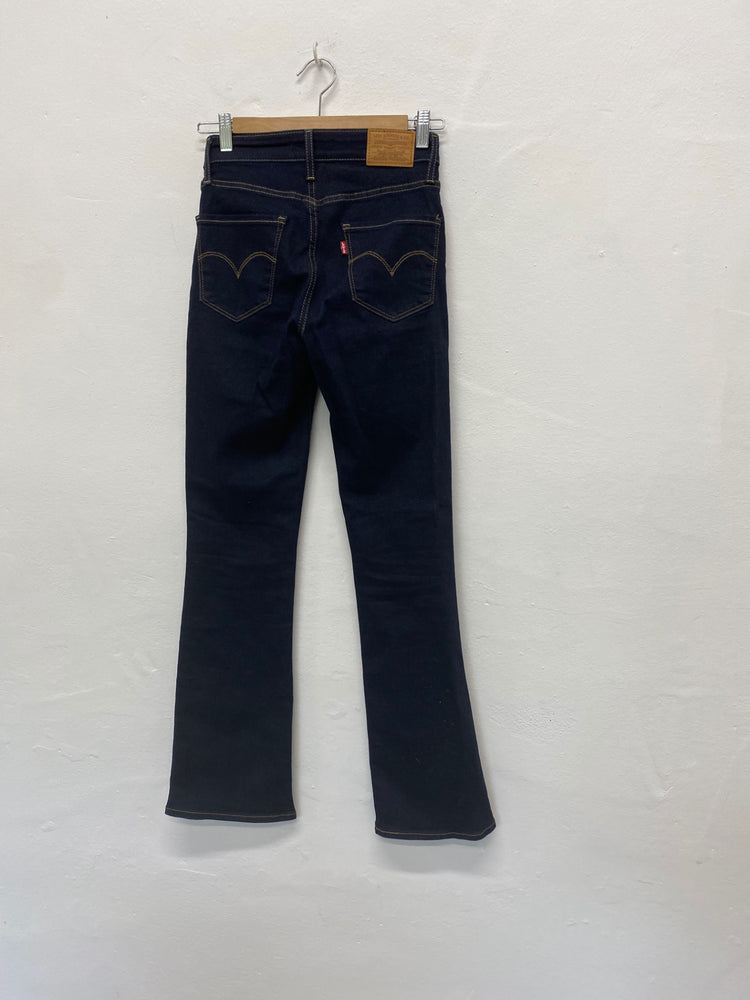 Fabulous Levi’s Bootcut Jeans W25” Dark blue high Rise Uk8 FK116