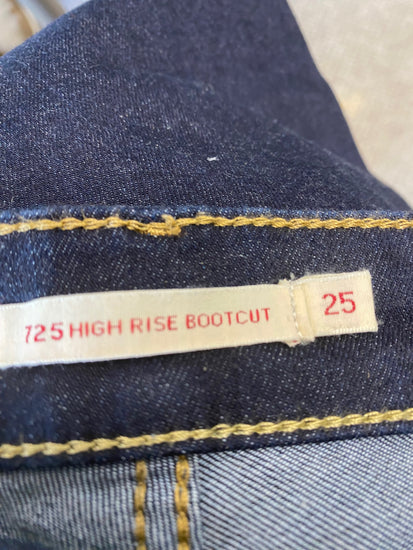 Fabulous Levi’s Bootcut Jeans W25” Dark blue high Rise Uk8 FK116