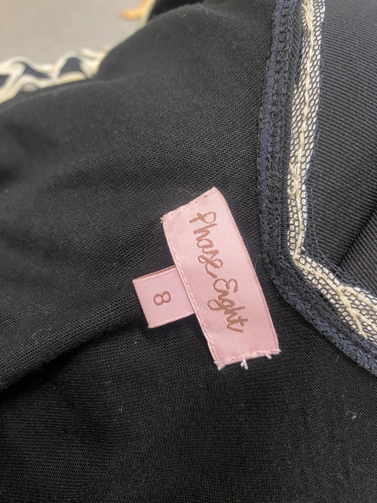 Fabulous Phase Eight Dress UK8 Black and beige formal FK116