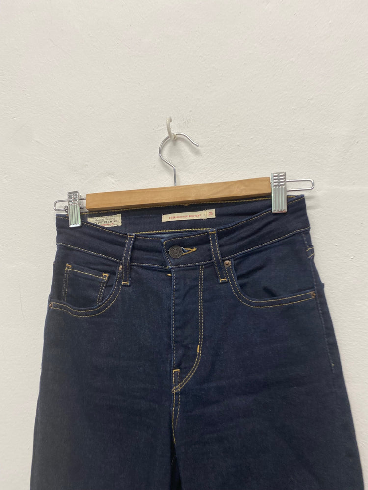 Fabulous Levi’s Bootcut Jeans W25” Dark blue high Rise Uk8 FK116
