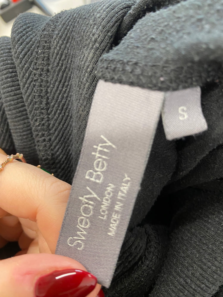 Fabulous Sweaty Betty Hoodie UK S Black activewear FK116