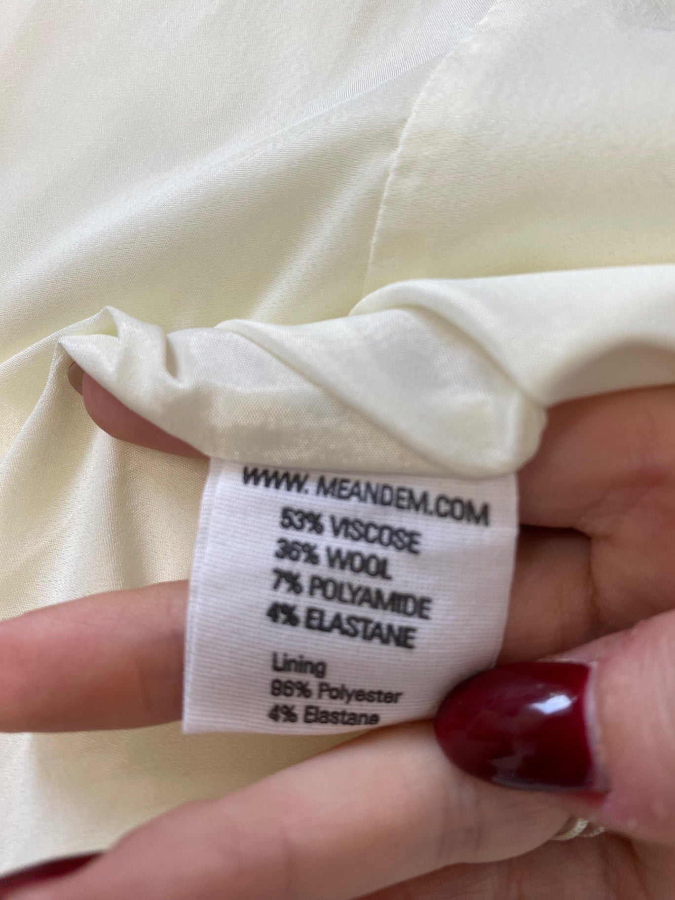Amazing ME+EM Dress UK14 Cream formal summer FK116