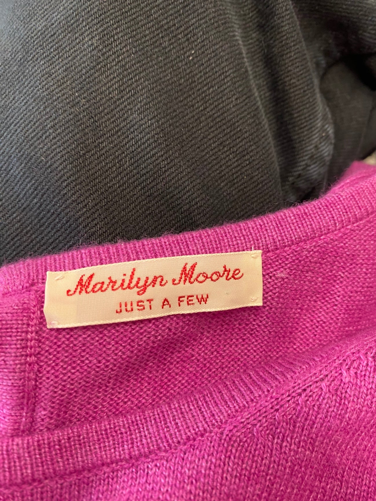 Fabulous Marilyn Monroe Jumper Dress Uk16 Pink silk cashmere embellished sleeves FK116