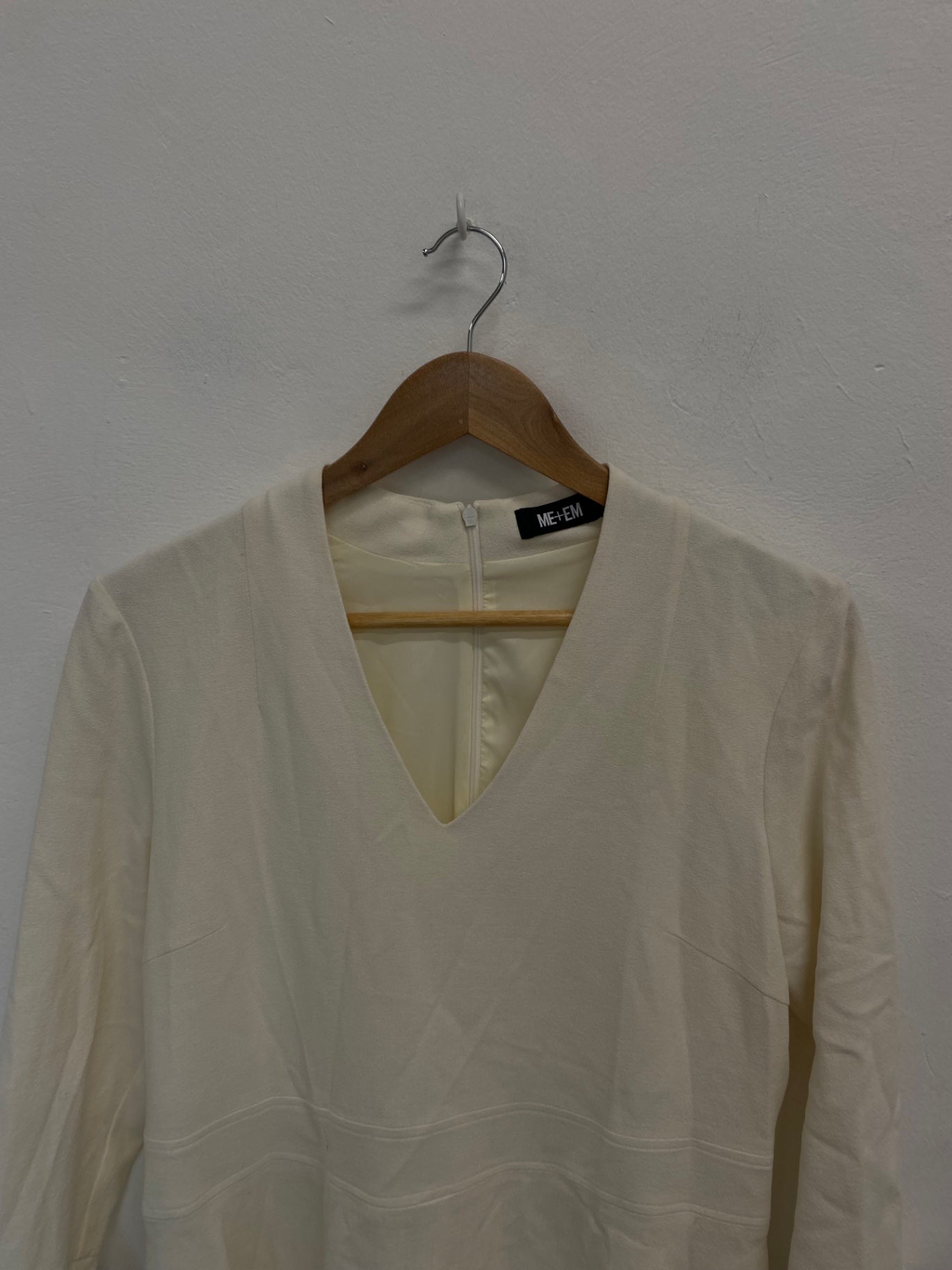 Amazing ME+EM Dress UK14 Cream formal summer FK116