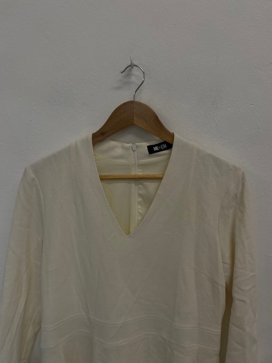 Amazing ME+EM Dress UK14 Cream formal summer FK116