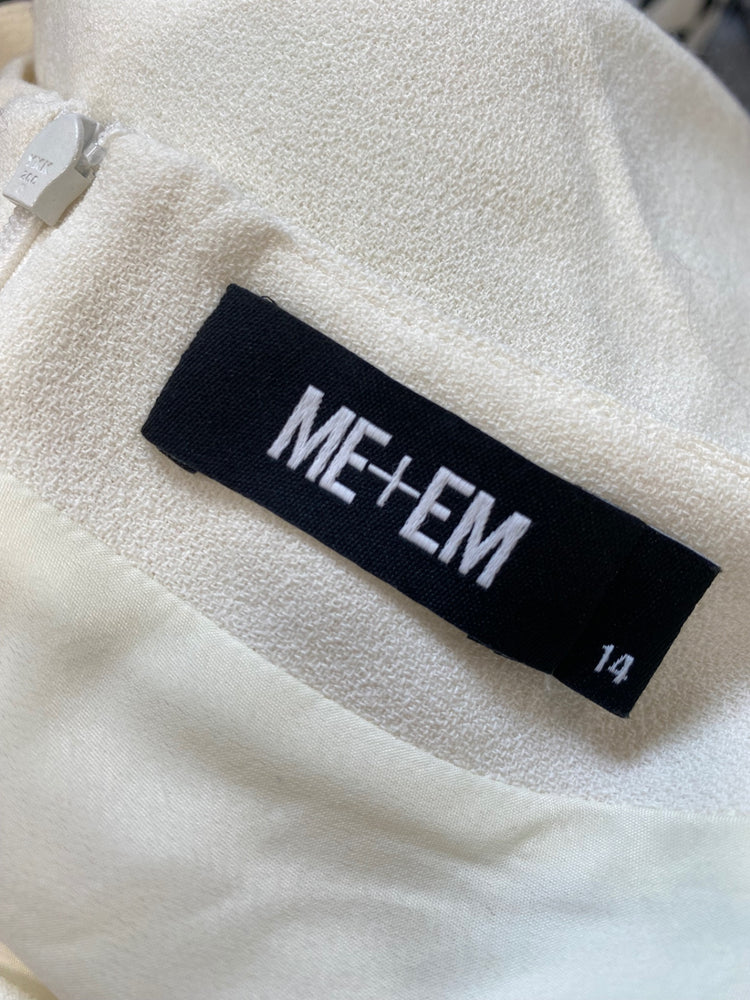 Amazing ME+EM Dress UK14 Cream formal summer FK116