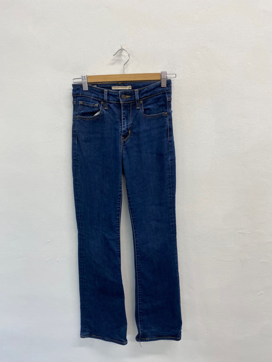 Amazing Levi’s Jeans W25” Dark blue high tide bootcut 725 FK116