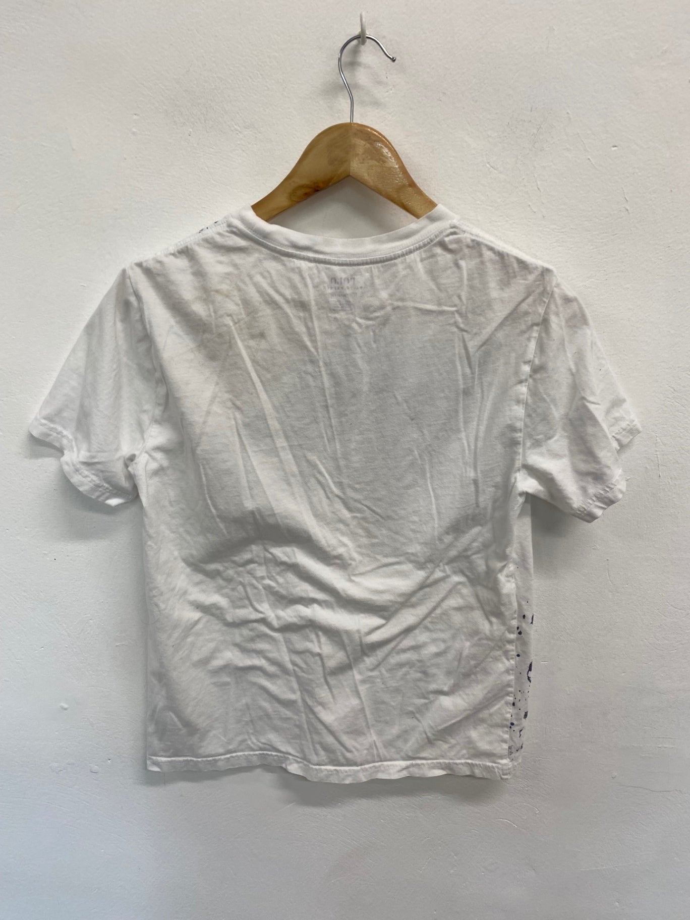 Amazing Ralph Lauren POLO T-Shirt Age 14 White splatter BB001