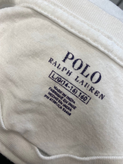 Amazing Ralph Lauren POLO T-Shirt Age 14 White splatter BB001