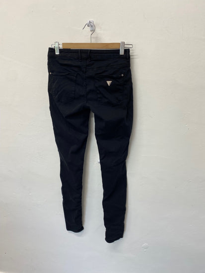 Amazing GUESS Ultra Skinny Low Jeggings W27” Uk8  Black SL002
