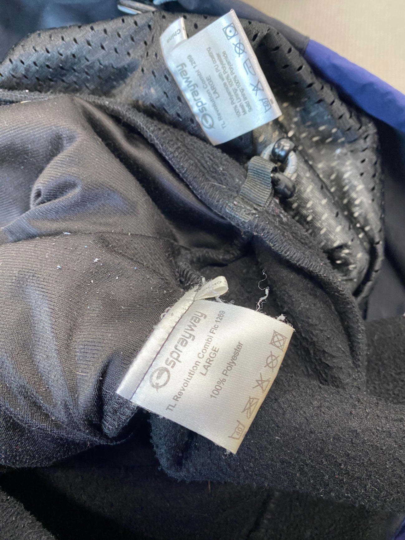 Amazing Sprayway TL Revolution Combi Coat UK L Blue & Black AM099