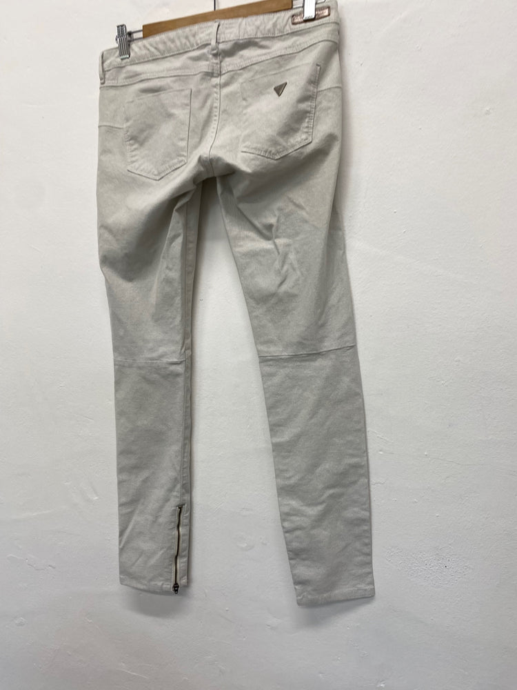 Amazing Guess Jeggings W27” Metallic ivory Skinny SL002