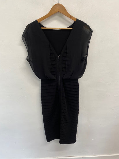 Amazing Mint Velvet Dress UK10 Black formal party AF003