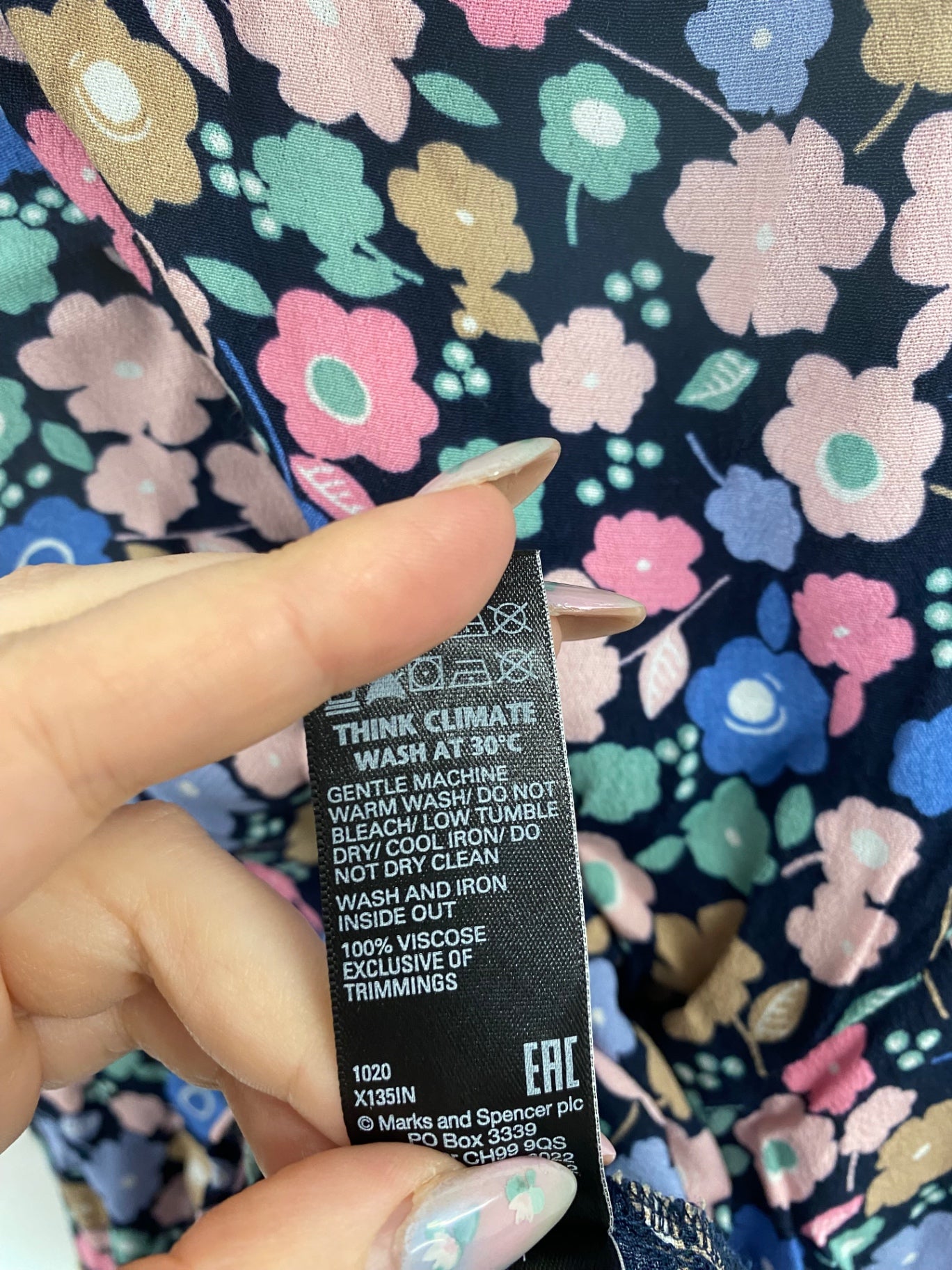 Marks & Spencers Ditsy Floral Co-ord UK8-10 AF003