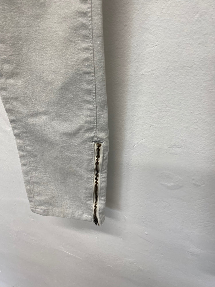 Amazing Guess Jeggings W27” Metallic ivory Skinny SL002