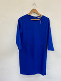 Amazing Damsel in a dress Dress UK10 Cobalt Blue Broderie detail HL149