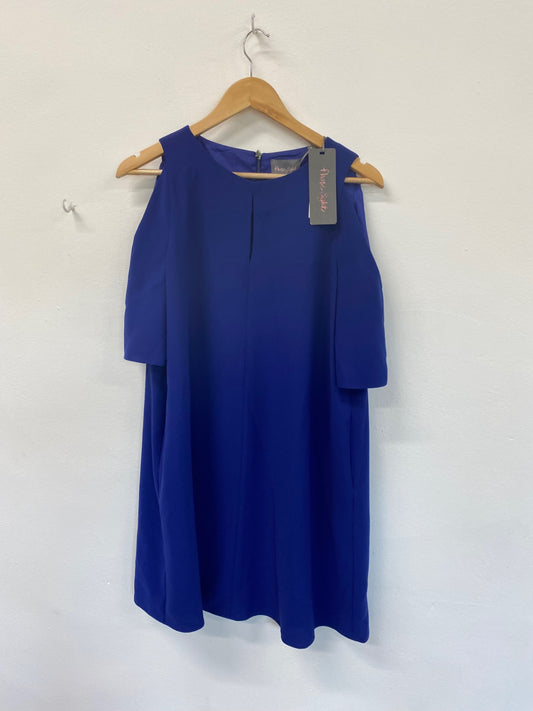 Amazing Phase Eight Jilly Dress UK10 Cobalt Blue HT149