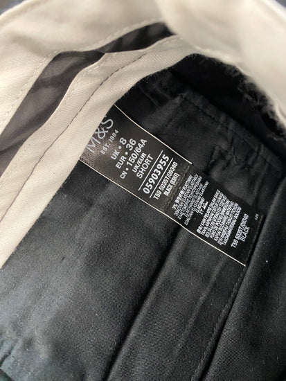 Amazing Autograph tuxedo Crop Trousers Uk8 Short Black TB149