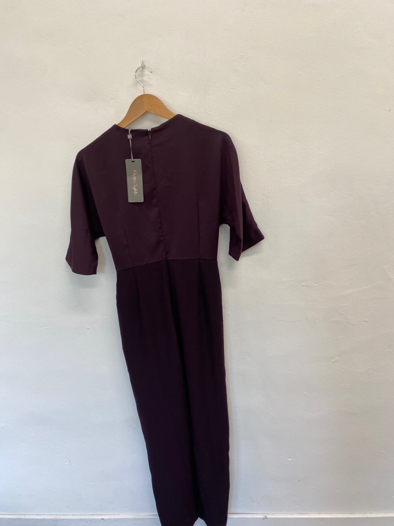 Amazing Phase Eight Jumpsuit UK10 Dark Purple HT149