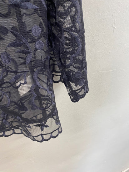 Fabulous Jacques Vert Occasion Event Bolero UKS Navy Weddings HT149