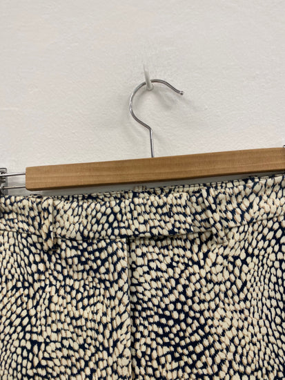 Fabulous Marks & Spencers The Mia Trousers UK8 Beige & Navy Peg HT149