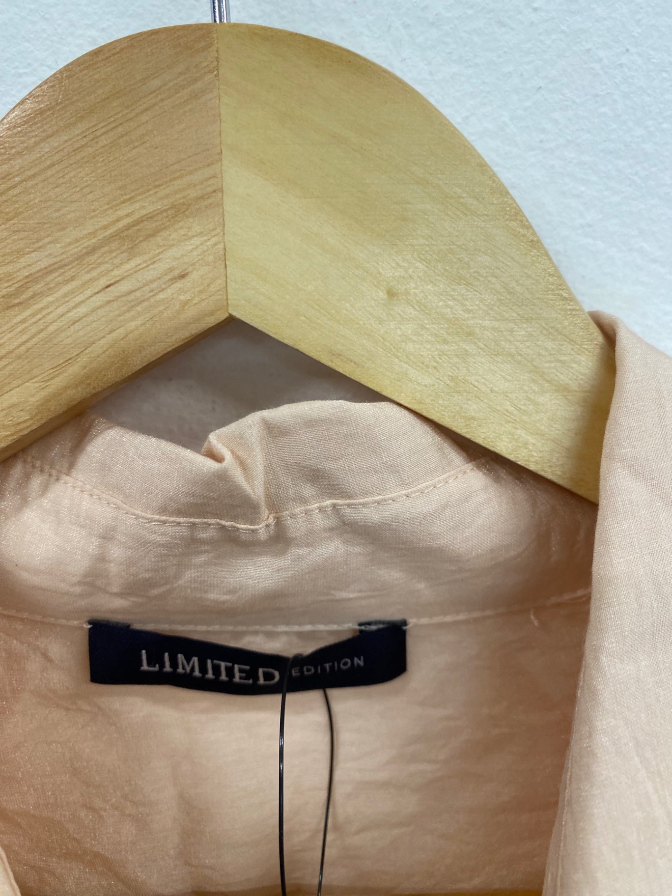 Fabulous Limited Edition Blouse UK10 Peach Lightweight Boho HT149