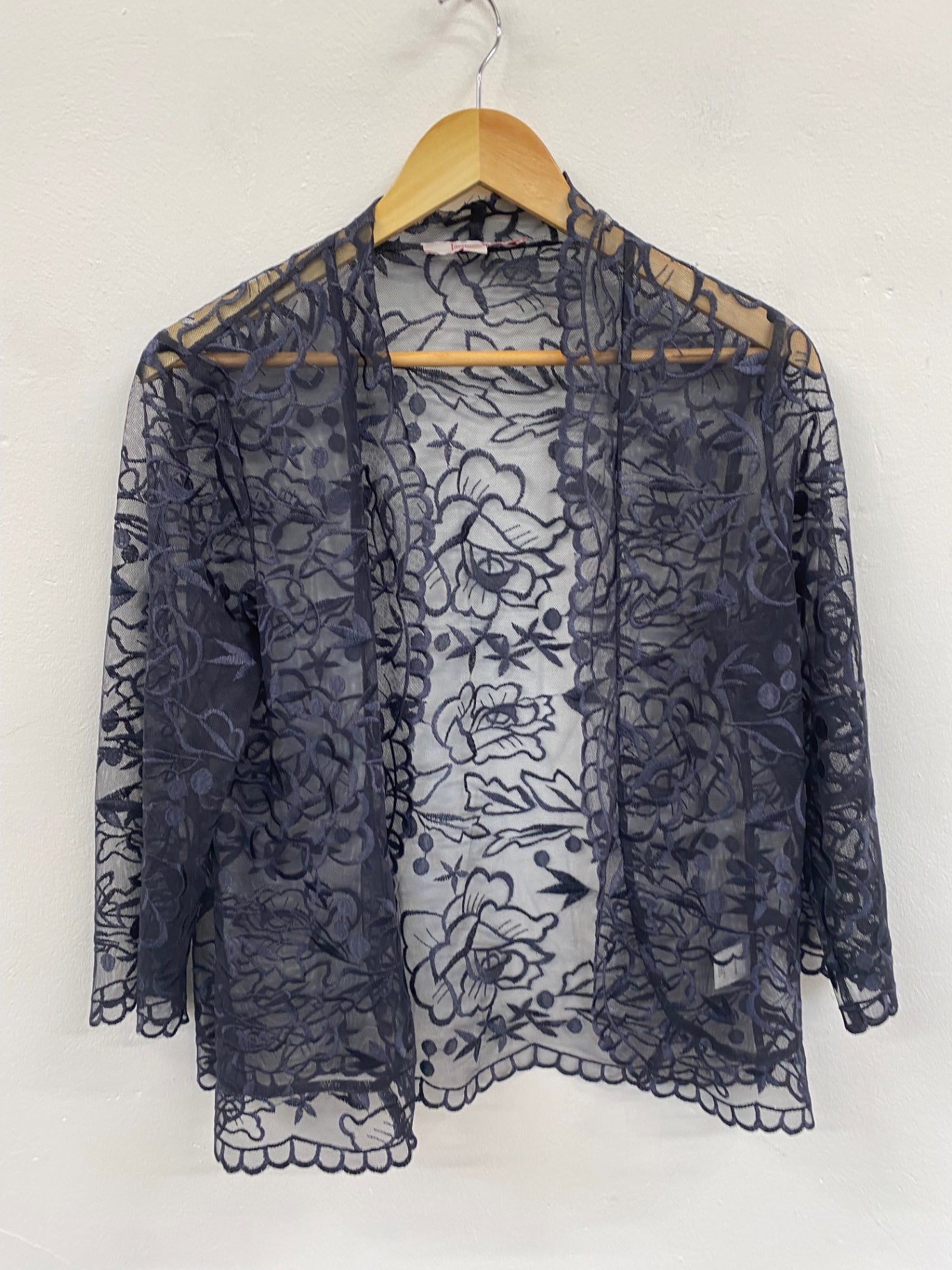 Fabulous Jacques Vert Occasion Event Bolero UKS Navy Weddings HT149