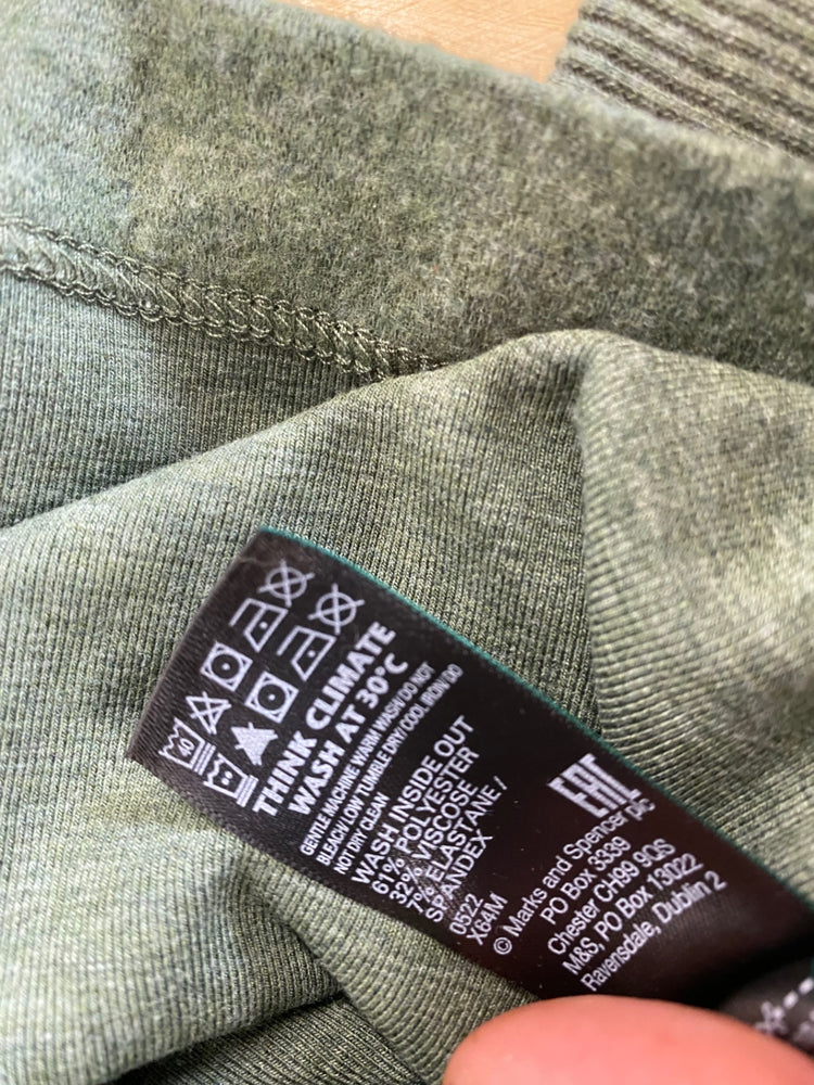 Fabulous M&S Collection mid neck Sweater UK10 Green Cosy soft HT149
