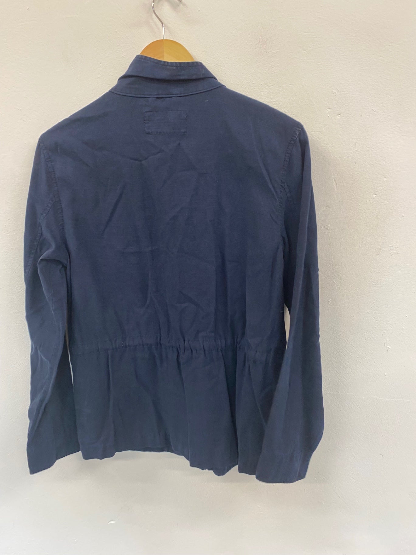 Amazing M&S Collection cotton blend Utility Jacket UK8 Navy new HT149