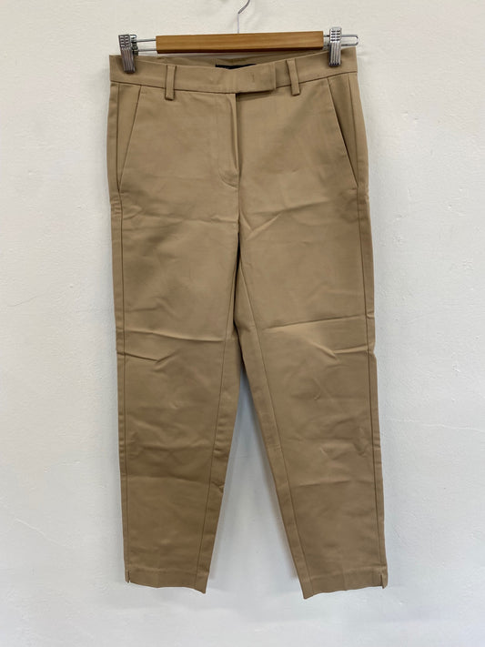 Amazing Marks & Spencers cropped peg Trousers Uk8 coffee classic HT149