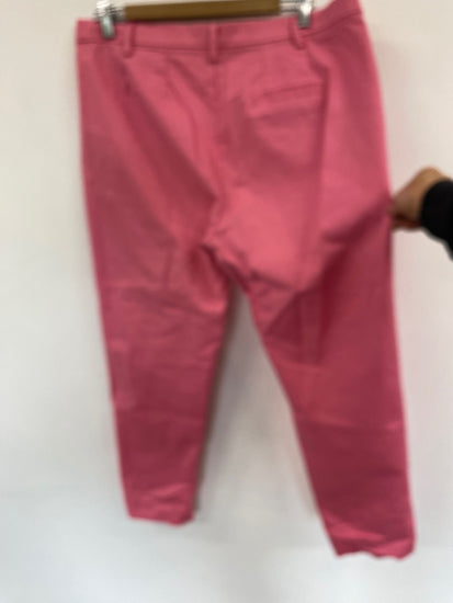 Fabulous M&S Collection ankle grazer Trousers Uk16 Pink HY149