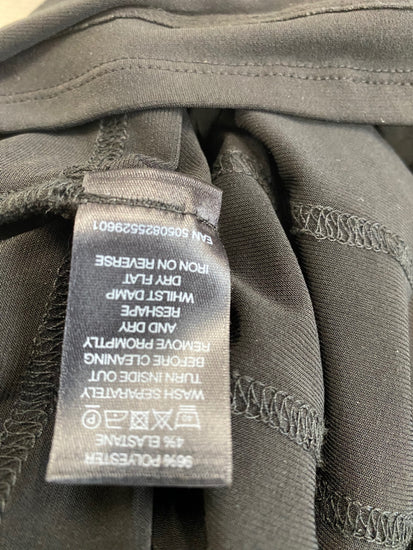 Fabulous Alexon 1920’s silhouette tiered Dress UK8 Black chic HT149