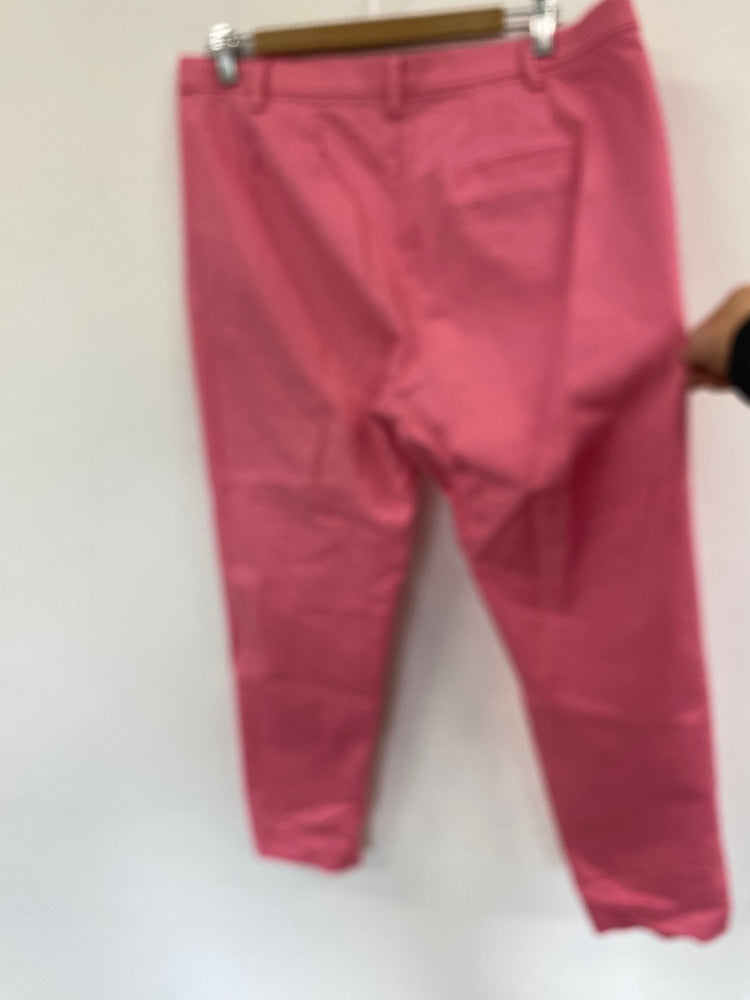 Fabulous M&S Collection ankle grazer Trousers Uk16 Pink HY149