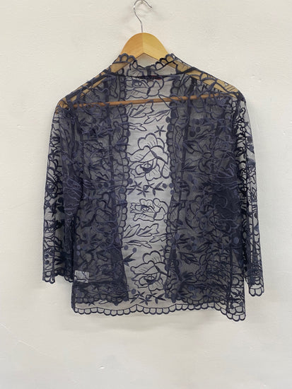 Fabulous Jacques Vert Occasion Event Bolero UKS Navy Weddings HT149