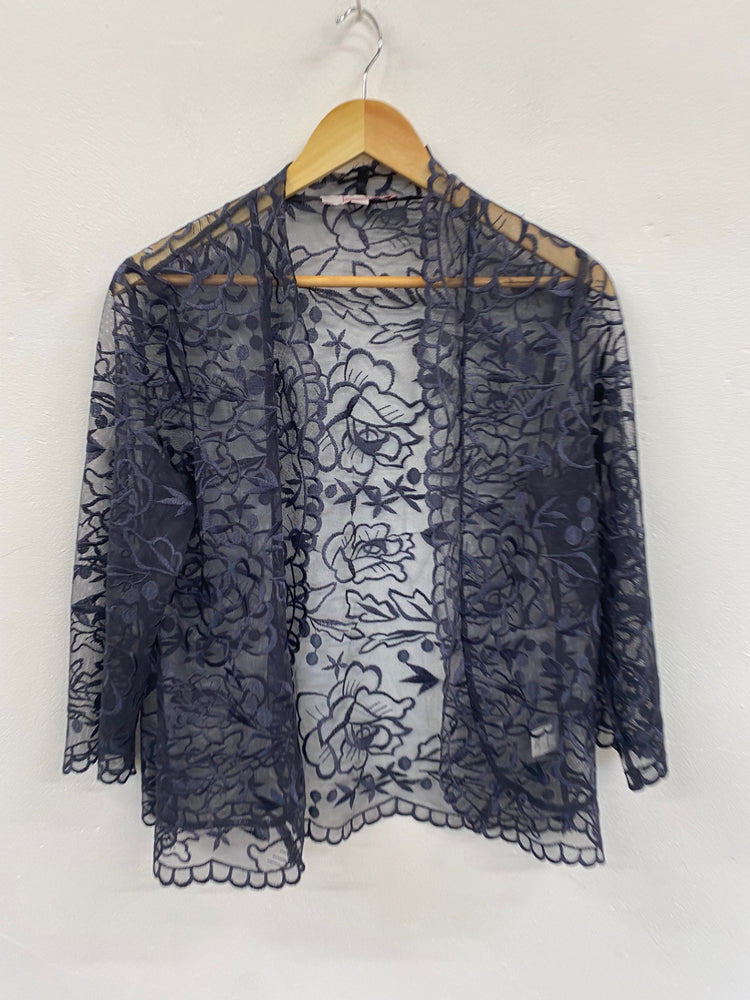 Fabulous Jacques Vert Occasion Event Bolero UKS Navy Weddings HT149