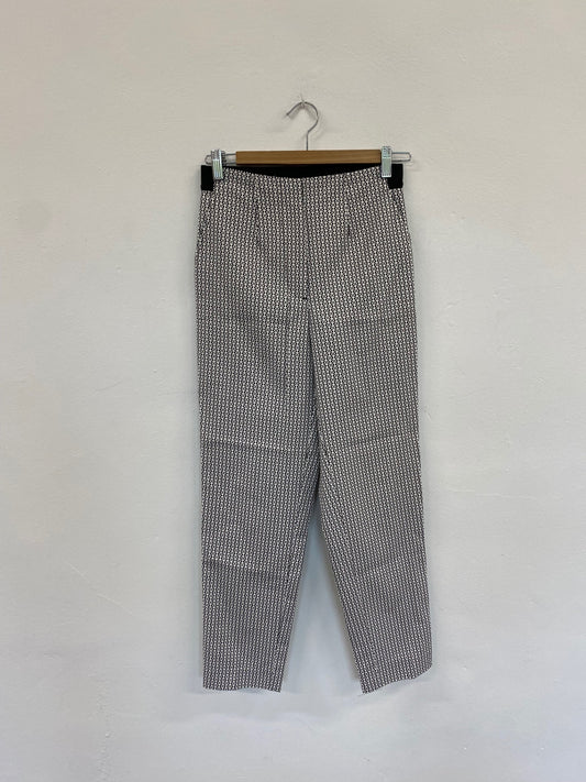 Amazing Marks and Spencer peg Trousers UK8 Black & White Monochrome HT149