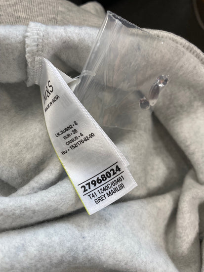 Fabulous M&S Collection embellished sparkle Hoodie UK8 Grey New HT149