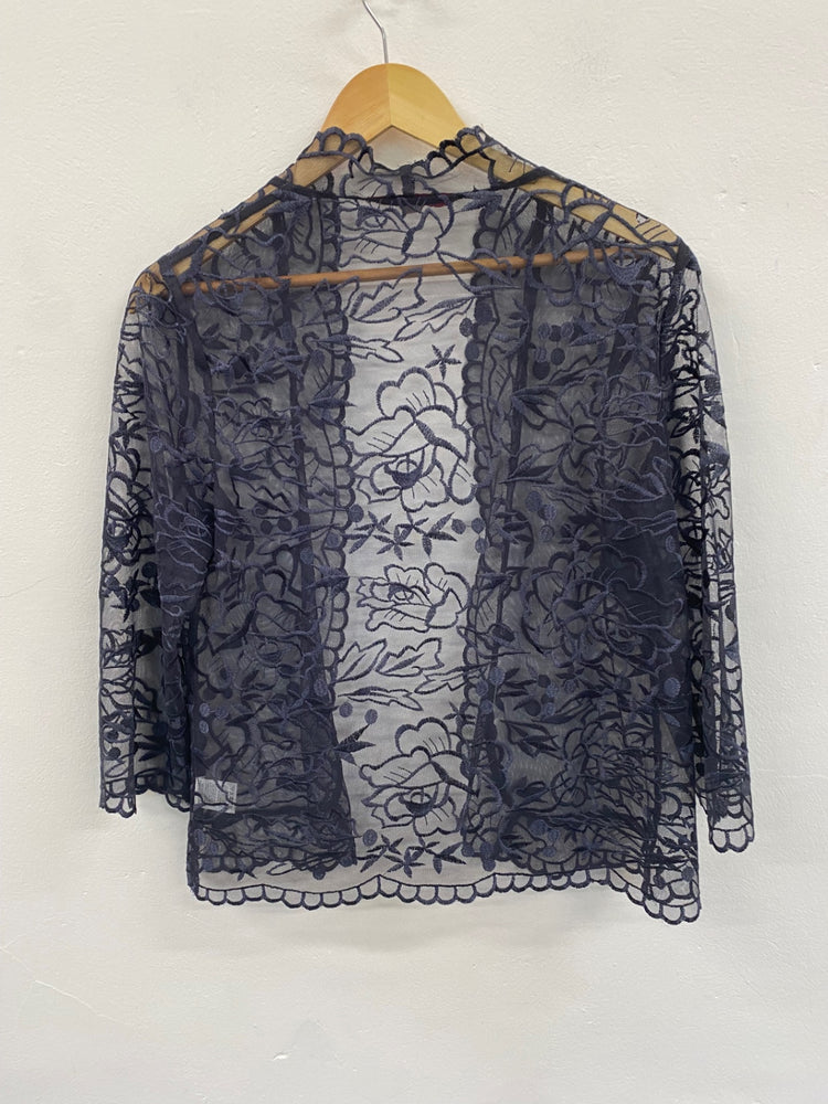 Fabulous Jacques Vert Occasion Event Bolero UKS Navy Weddings HT149