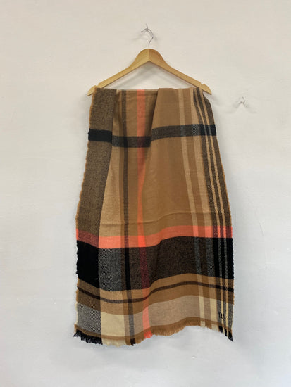 Fabulous River Island Scarf One Size Beige & Black classic cosy HT149