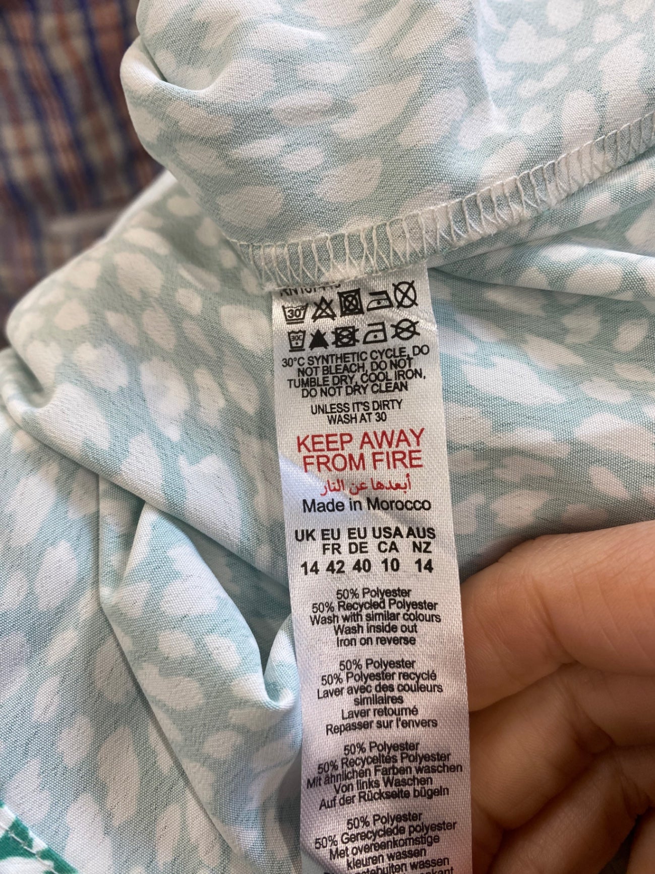 Fabulous DP romantic summer tea  Dress Uk14 Green & white HT149