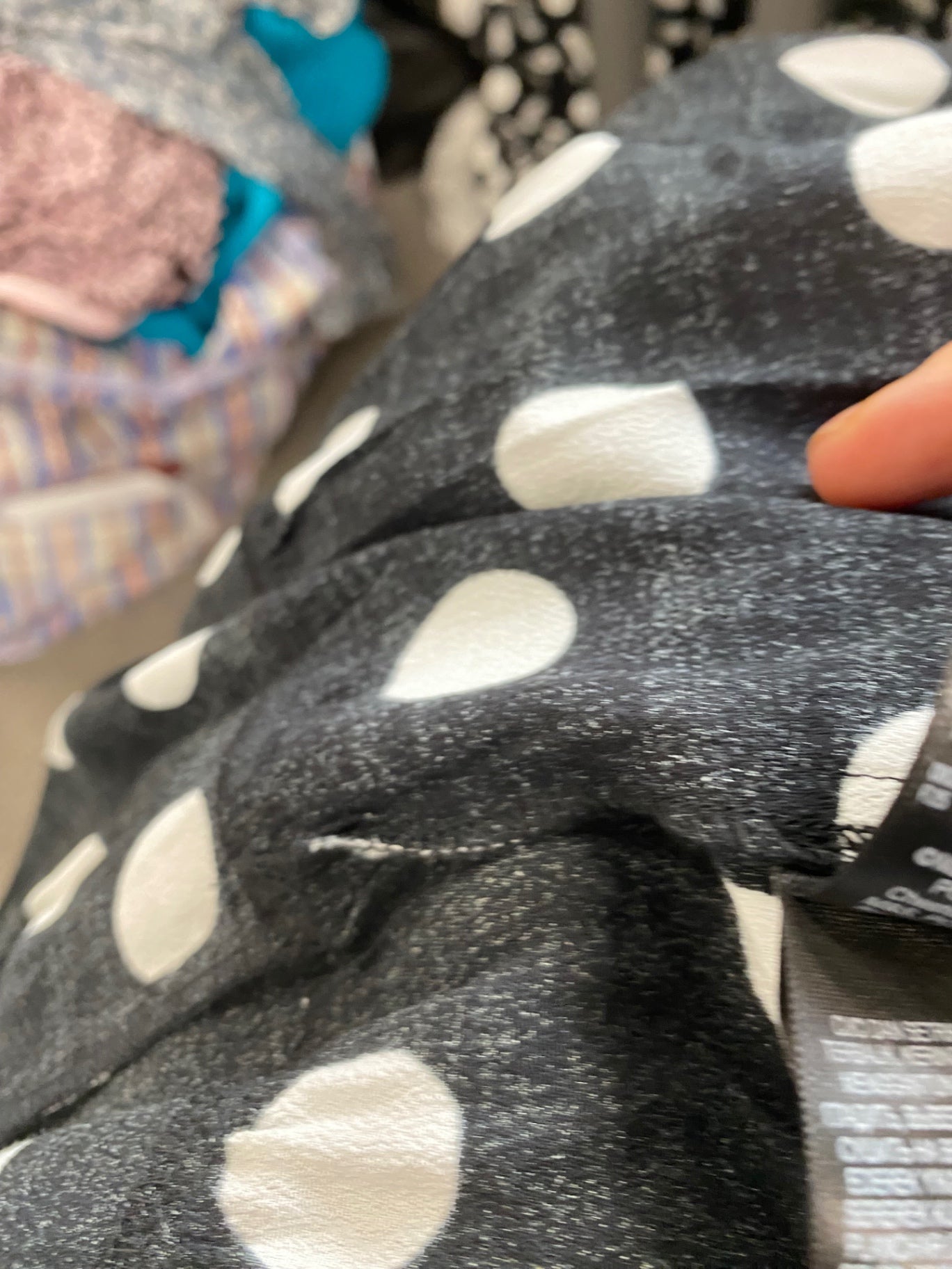 Gorgeous M&S Collection spotted Dress Uk8 Black & White HT149