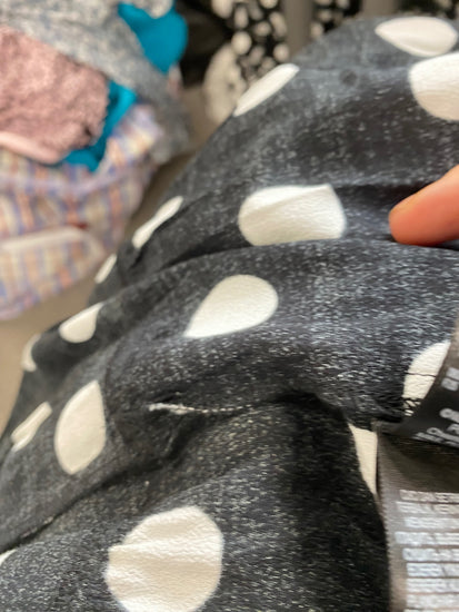 Gorgeous M&S Collection spotted Dress Uk8 Black & White HT149