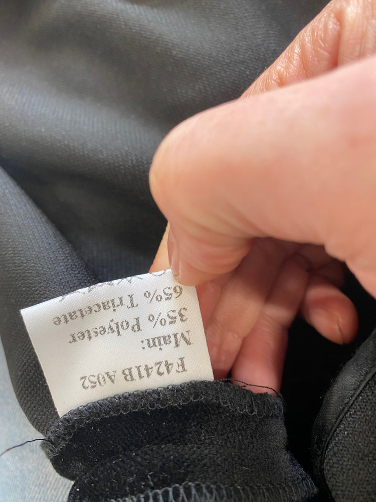 Gorgeous Frank Usher Velvet Tank Top UK18 Black classic stretch MW003