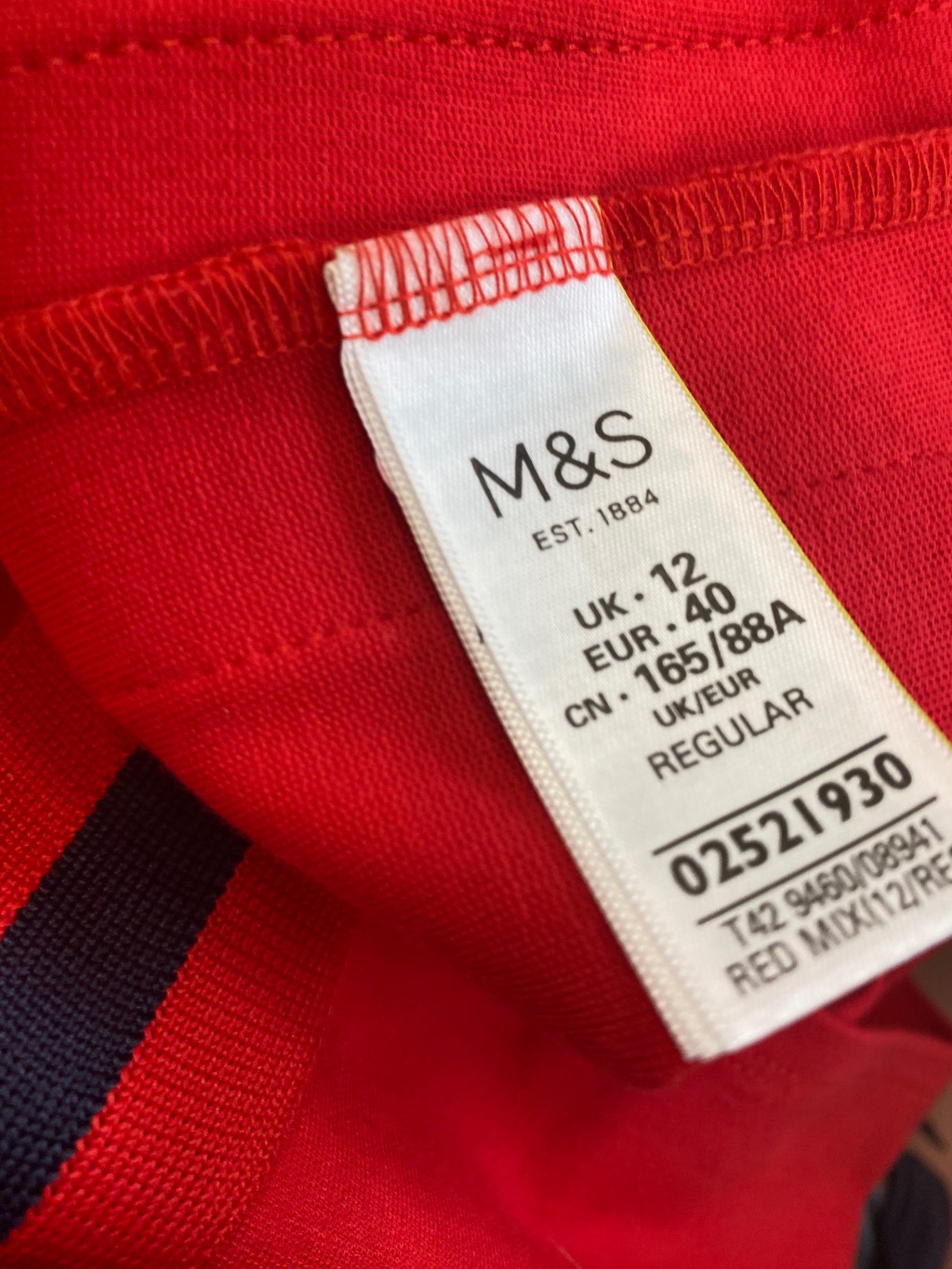 Gorgeous M&S Collection retro vibes Mini dress UK12 Red HT149