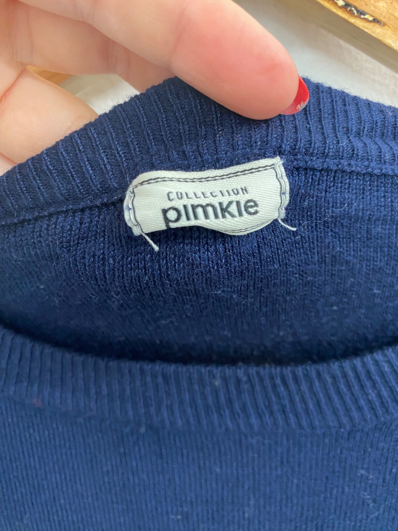 Fabulous Pimkie Navy Stripe Jumper UK S JM182