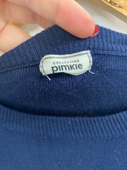 Fabulous Pimkie Navy Stripe Jumper UK S JM182