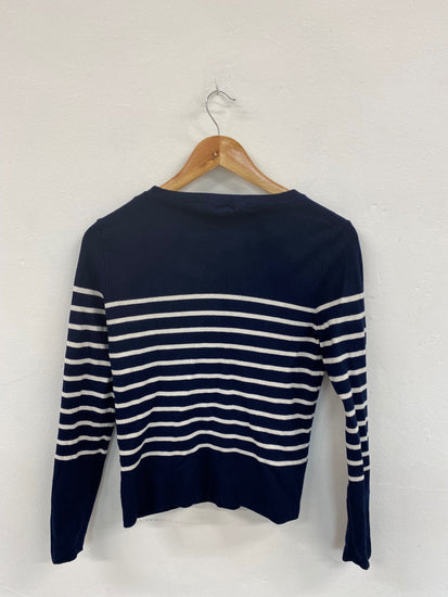 Fabulous Pimkie Navy Stripe Jumper UK S JM182
