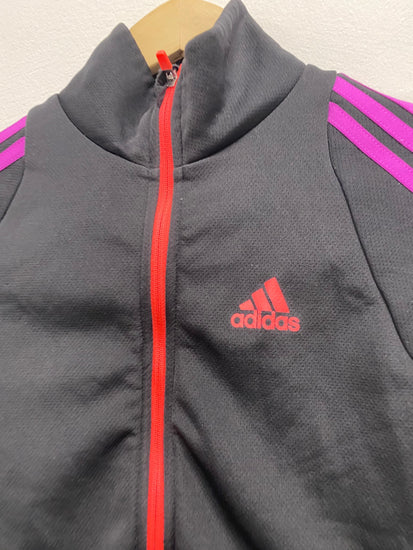 Fabulous Adidas Cycling Jerseys UKS Black & purple Response fleece lined JM182