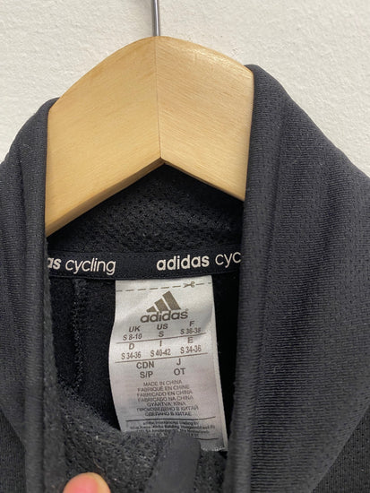 Fabulous Adidas Cycling Jerseys UKS Black & purple Response fleece lined JM182