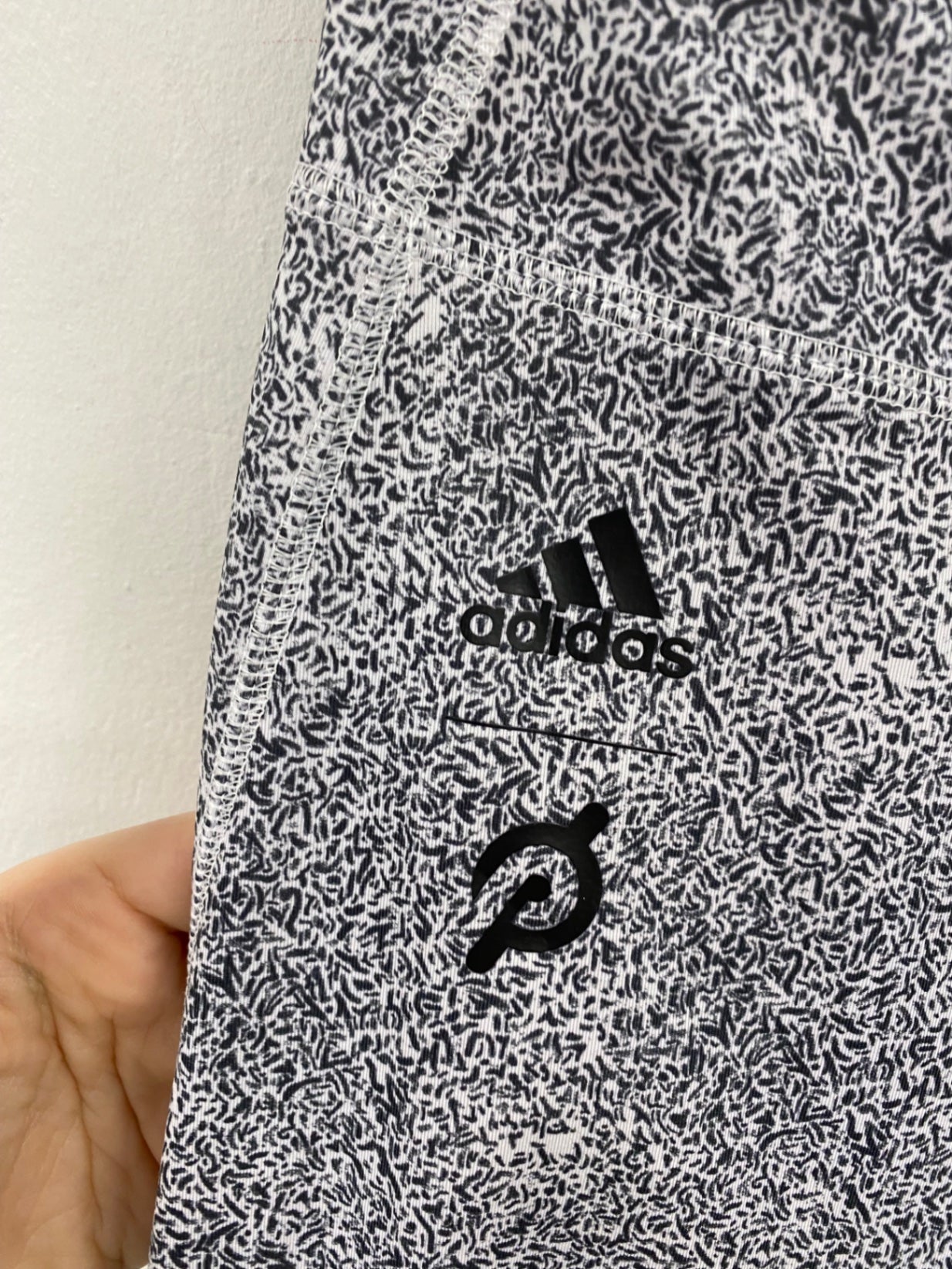 Fabulous adidas x Peloton Grey Mix Leggings UK S JM182